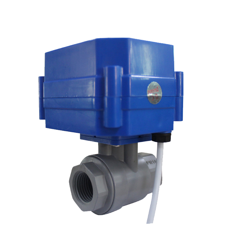 HK63-P Miniature Anti-corrosive PVC Electric Ball Valve